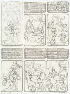 Bodé, Vaughn | Vaughn Bodé Cheech Wizard "Night Noodle" Complete 6-Panel Story Original Art (1975).... (Total: 6 Original Art) | Heritage