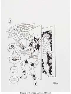 Hembeck, Fred | Fred Hembeck Secret Wars #9 Variant Cover Original Art (Marvel, 2016).... | Heritage