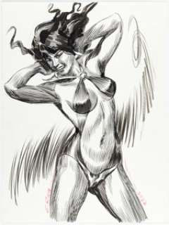 Rude, Steve | Steve Rude - Vampirella Illustration Original Art (2022).... | Heritage