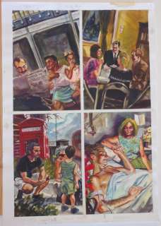 Dan Brereton | Watercolor, DREAD #1 pg 1, Clive Barker, 14x20. 1992 | High Quality Comics