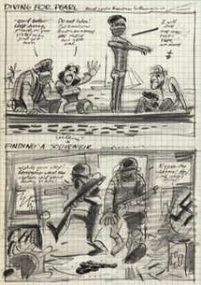 Kurtzman, Harvey | Harvey Kurtzman Humbug #9 Page 18 Preliminary Illustration Original Art (Humbug Publications, 1958).... | Heritage