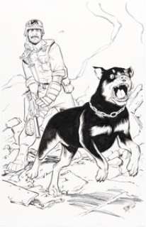 Unidentified Alternative Art Comic Artist | Mike Norton - G.I. Joe Mutt and Junkyard Illustration Original Art (2023).... | Heritage