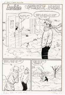 Bill Vigoda | Archie’s Pals ’n’ Gals #15 Complete 6-Page Story "Frost Free" Original Art (Archie, 1960-1961). (Total: 6 Original Art) | Heritage