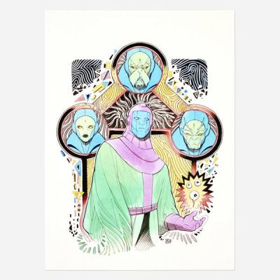 Peach Momoko | Kang the Conqueror #1 Variant Cover Original Art (Marvel Comics, 2021) | Landry Pop Auctions