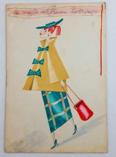 Sergio Tofano - Illustr. Origin. "La Moglie del Barone Partecipazio" - Loose page | Catawiki