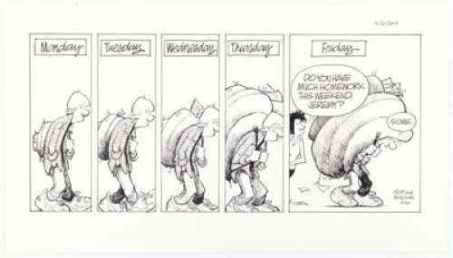 Jerry Scott and Jim Borgman Zits Sunday Comic Strip Original Art dated 10-20-13 (King Features Syndicate, 2013). | Heritage