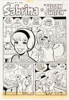 Al Hartley, Stan Goldberg, and others Sabrina, the Teenage Witch #6 Complete Issue Original Art Group of 35 (Archie, 1972). (Total: 35 Original Art) | Heritage