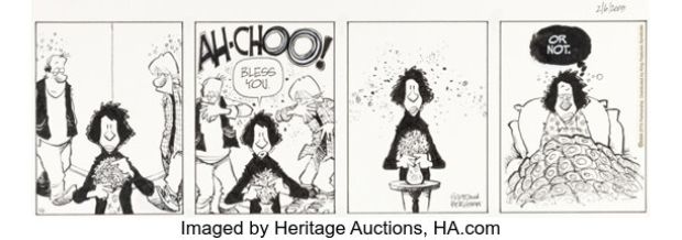 Jerry Scott and Jim Borgman Zits Daily Comic Strip Original Art dated 2-6-09 (King Features Syndicate, 2009). | Heritage