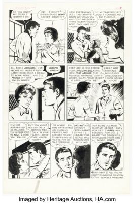John Rosenberger The Adventures Of The Jaguar #12 Partial Chapter Original Art Group of 5 (Archie, 1963). (Total: 5 Original Art) | Heritage