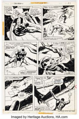 Bob Brown and Klaus Janson Daredevil #128 Story Page 16 Original Art (Marvel, 1975). | Heritage