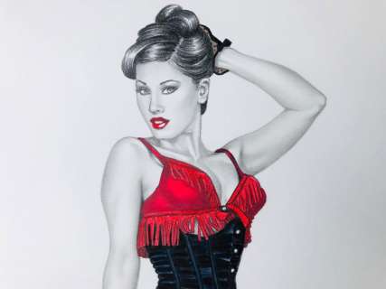 Giovanna Casotto - Illustrazione originale a colori - firmata - Loose page - (2014) | Catawiki