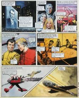 Trigië - Originele pagina in kleur (p.11) - The Sun Worshippers / De vloek van de zonaanbidders - Original Art - (1973) | Catawiki