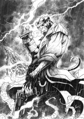 Thomas Tikas | Hellboy | Modern Comic Art