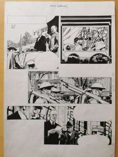 Attilio Micheluzzi - Tavola originale "Americani, Storia dei popoli a fumetti" XXI - 3 - Loose page - (1983) | Catawiki