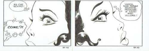 Maghella n. 110 - 2x tavole originali in sequenza - Loose page - (1978) | Catawiki