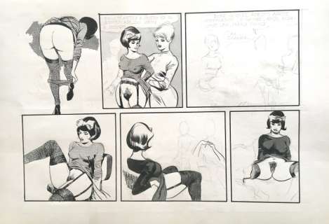 Leone Frollo - Illustrazione originale inedita - Loose page - china | Catawiki