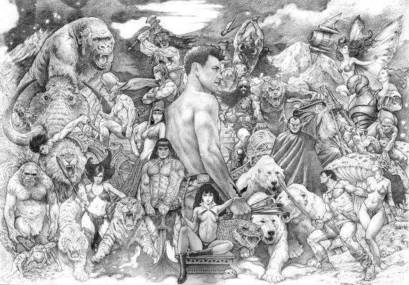 Tributo to Frazetta: Legacy | Corner4art