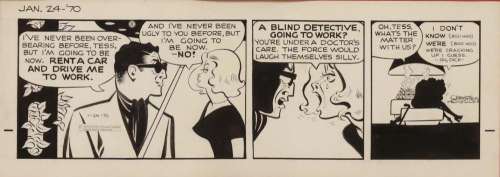 CHESTER GOULD (D.1985) DICK TRACY COMIC STRIP ART | Austin Auction Gallery
