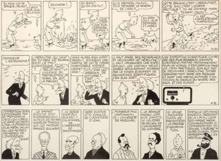 Hergé (Georges Remi Dit) | L’Étoile mystérieuse | Artcurial