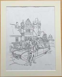 Franka - Originele tekening back cover van "Onderwereld" - (2013) | Catawiki