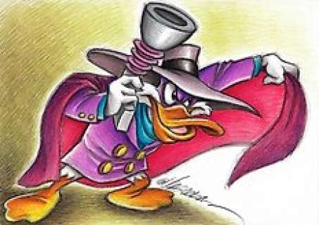 Darkwing Duck - Original Drawing - Joan Vizcarra Signed - Original Art