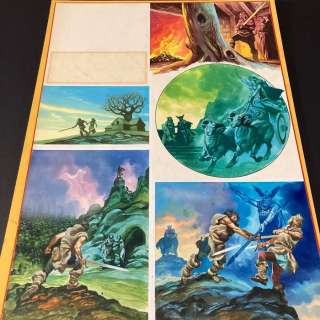 Embleton, Ron S. - Original color page - The Death of Siegmund - (1972) | Catawiki