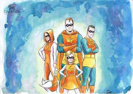 Emi Lenox - World Of Black Hammer Encyclopedia (Dark Horse Comics) issue #One-shot (Interior Full Page Illustration)