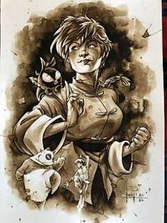 Original Coffee Painting - RANMA 1/2 - Coffeenktober (Inktober) (2020) | Catawiki