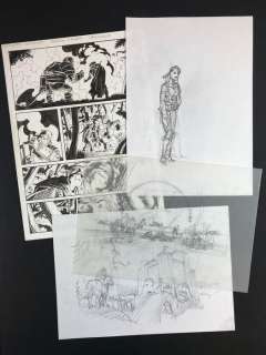 Dragonero n. 1 - G. Matteoni - Tavola Originale "Il Sangue del Drago" + 3 Studi originali - Loose page - (2013) | Catawiki