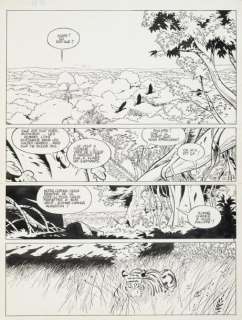 Le Gall Frank | Théodore Poussin Planche 1 de l’album La terrasse des... | Vermot et Associés