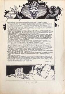 Andrea Pazienza - Tavola Originale firmata e datata inedita - Loose page - (1979) | Catawiki