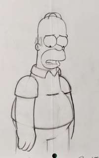 Matt Groening | The Simpsons - Original drawing - Homer Simpson - (2005) | Catawiki
