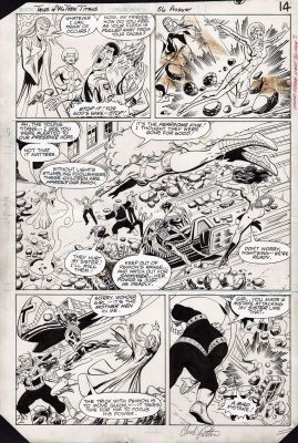 Chuck Patton | Tales of The Teen Titans #56 p.14 | Tavole Originali