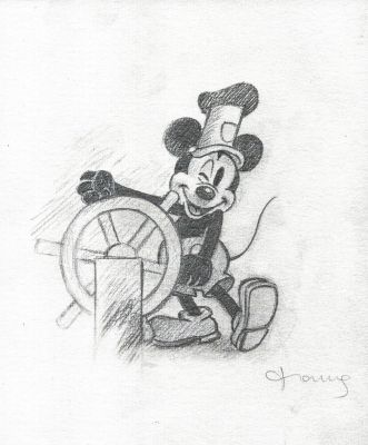 Mickey Mouse – Steamboat Willie | Corner4art