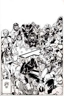 Mitch Ballard - avengers #181 cover recreation (2004)