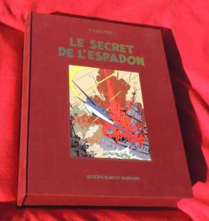 Jacobs | Â«Le Secret de l’EspadonÂ». Portfolio. Coffret toilé rouge format | Tessier Sarrou