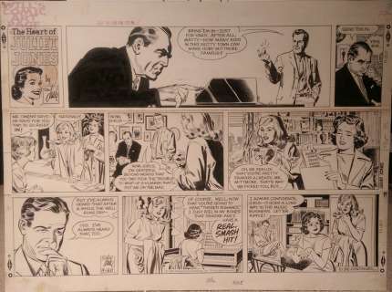 Stan Drake - heart of juliet jones sunday strip november 20, 1960