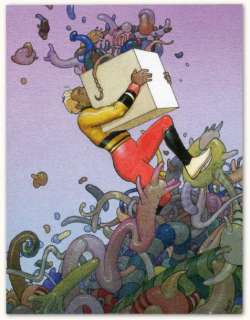 Moebius | Encre de Chine et encres de couleur sur papier pour cette illustration | Millon