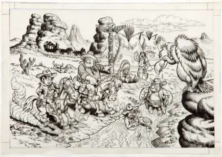 Janusz Christa (1934 - 2008) "Wild West " - a project | Desa Unicum