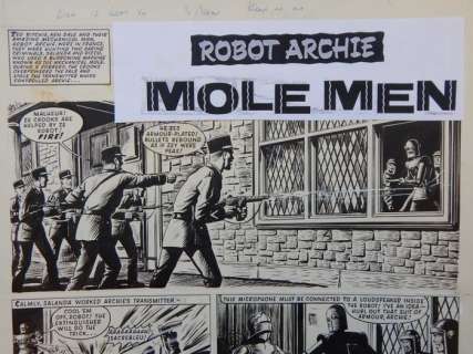 Kearon, Edward | Kearon, Edward - Originele pagina - Archie, de man van Staal - The Mole Men - (1964) | Catawiki