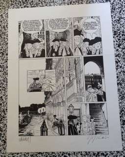 Warnauts / Raives | Warnauts / Raives - Planche originale (p.12) - Les suites vénitiennes T3 - Exil - (1997) | Catawiki