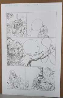 Walt Flanagan - cryptozoic man #3 p. 9 ~ action scene