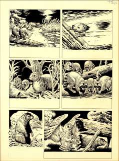 August Lennox | Lennox - "Beaver Valley", Walt Disney’s True Life
 Adventures #625, Page 17, 1955 NO RESERVE | Russ Cochran