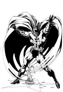 Bart Sears - wizard the comics magazine #4 (phenomenal batman image! ) 1991