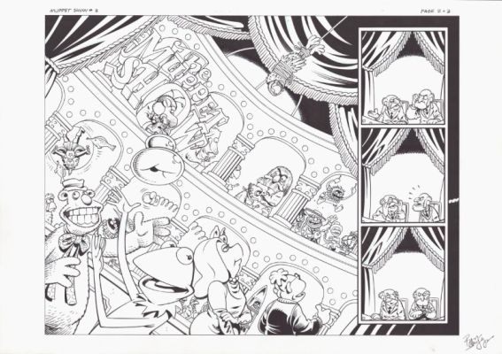 Roger Langridge - Muppet Show Comic Book #3 Page 2 & 3 by Roger Langridge