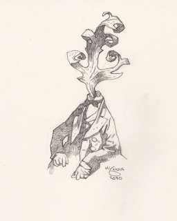 Mike Mignola | Dandelion-Head, 2020 | Philippe Labaune Gallery