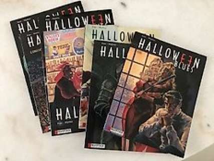 Kas - Paul Teng - De Oneven orde 1 t/m 7 - Halloween Blues 1 t/m 5 - Compleet met prachtige tekeningen - Broché - EO - (2003/2009)