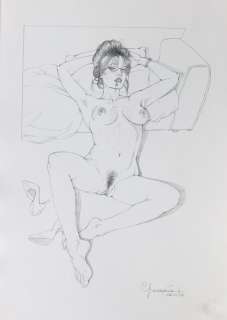 Giovanna Casotto | Giovanna Casotto - illustrazione originale a matita - 25x35 - firmata - Page volante (2021) | Catawiki