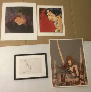 Loisel | Loisel - Dessin original + 4 Sérigraphies - Page volante | Catawiki