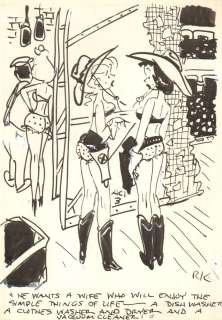 Reamer Keller - semi nude showgirls humorama - 1960